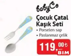 BABYCO ÇOCUK ÇATAL KAŞIK SETİ